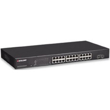 AAdministrable por Web Gigabit Ethernet de 24 puertos PoE+ y 2 puertos1